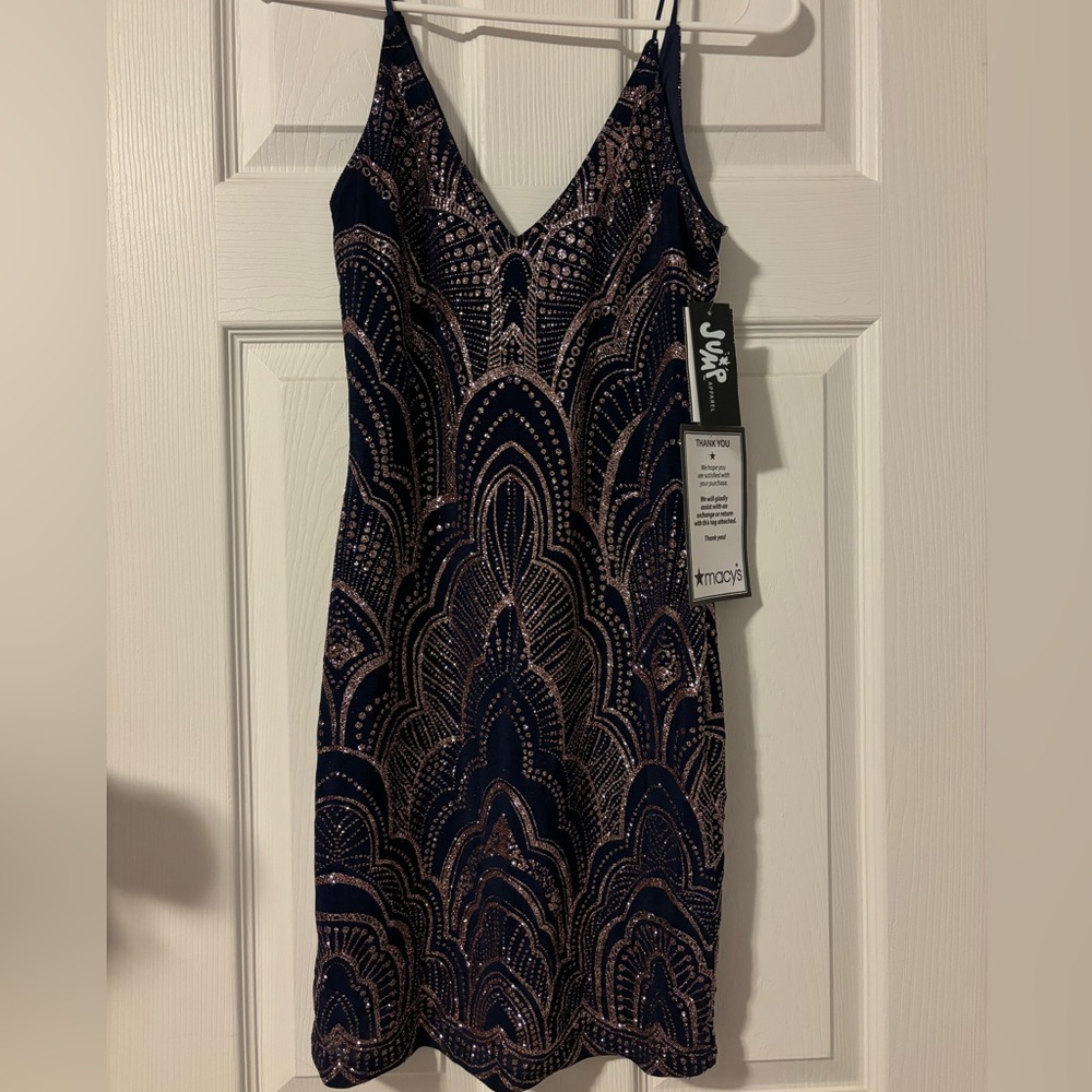Blue Hoco Dress